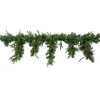 6' x 18" Pre-Lit Mixed Pine Artificial Christmas Icicle Garland, Clear Lights