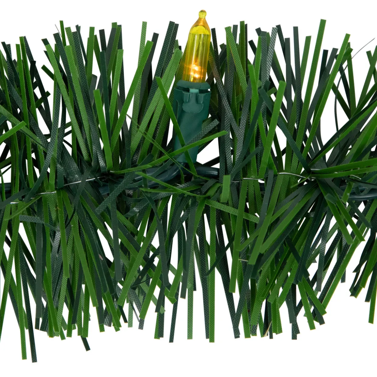 18' x 3" Pre-Lit Pine Artificial Christmas Garland, Multicolor LED Lights