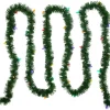 18' x 3" Pre-Lit Pine Artificial Christmas Garland, Multicolor LED Faceted Lights