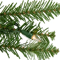 9' x 10" Pre-Lit Rockwood Pine Artificial Christmas Garland, Clear Lights