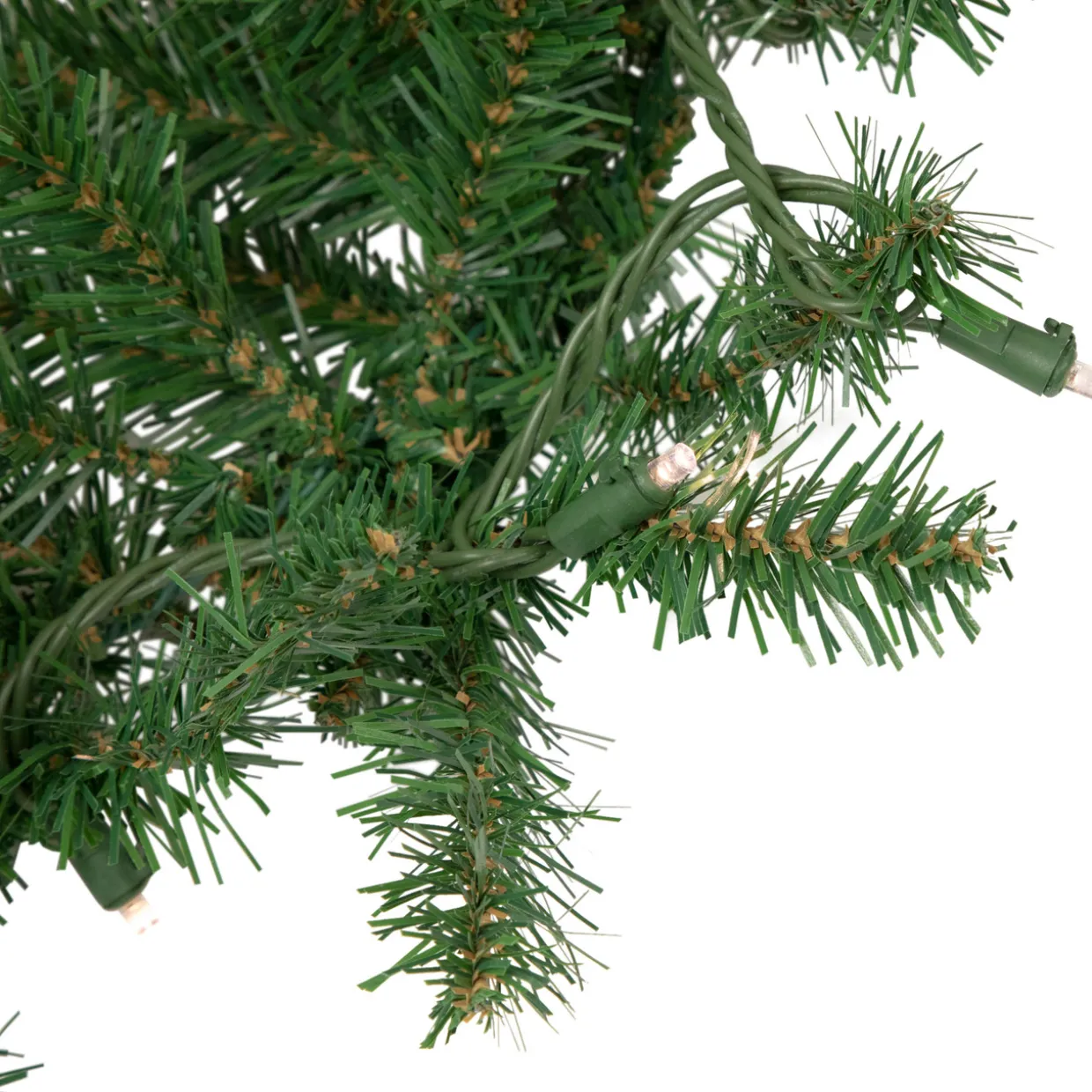 9' x 12" Pre-Lit Winona Fir Artificial Christmas Garland, Warm White LED Lights