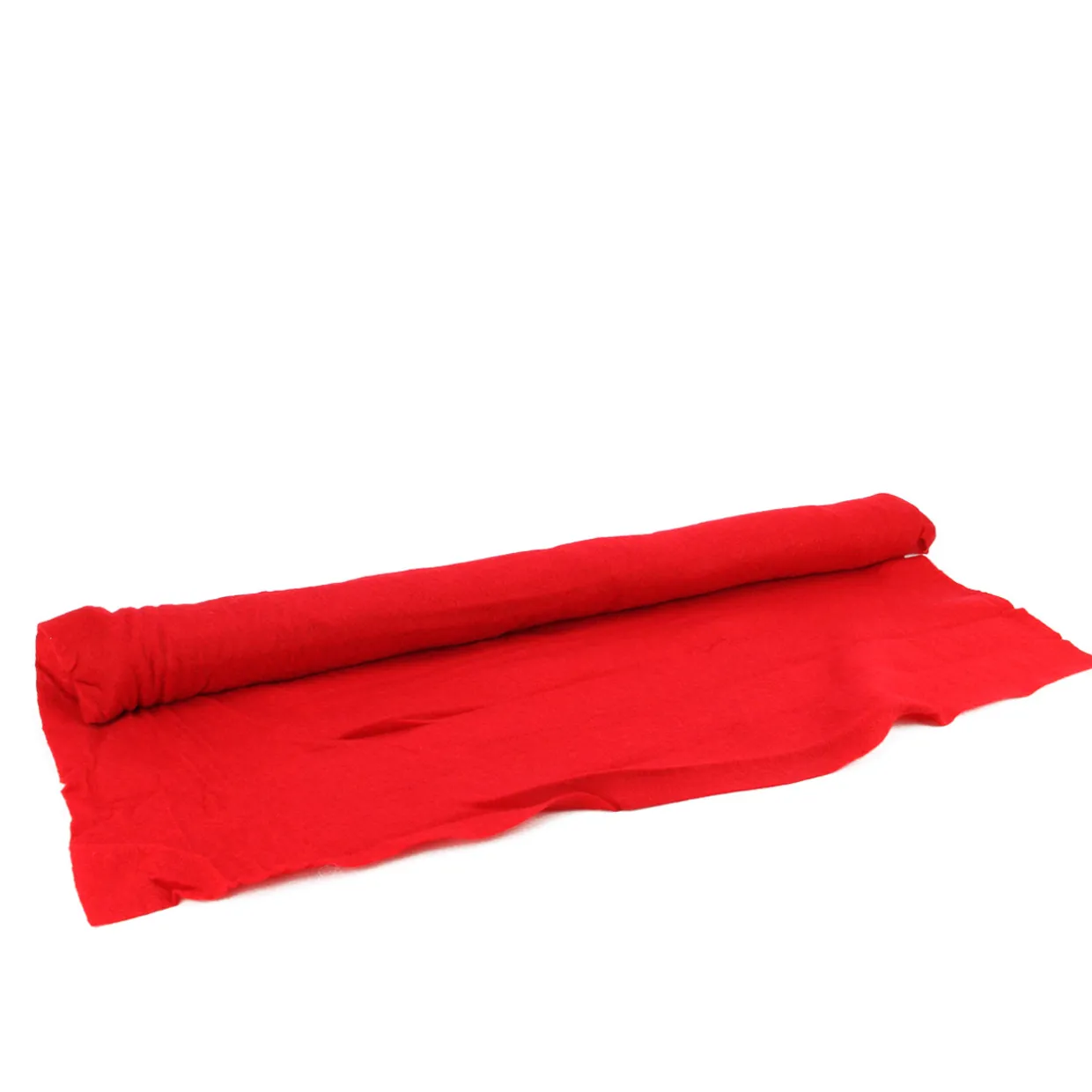 96" x 36" Red Artificial Powder Snow Christmas Drape Cover