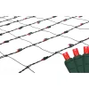4' x 6' Red LED Wide Angle Net Style Christmas Lights - Green Wire