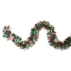 12' x 4" Snowblush Wide Cut Artificial Christmas Garland - Unlit