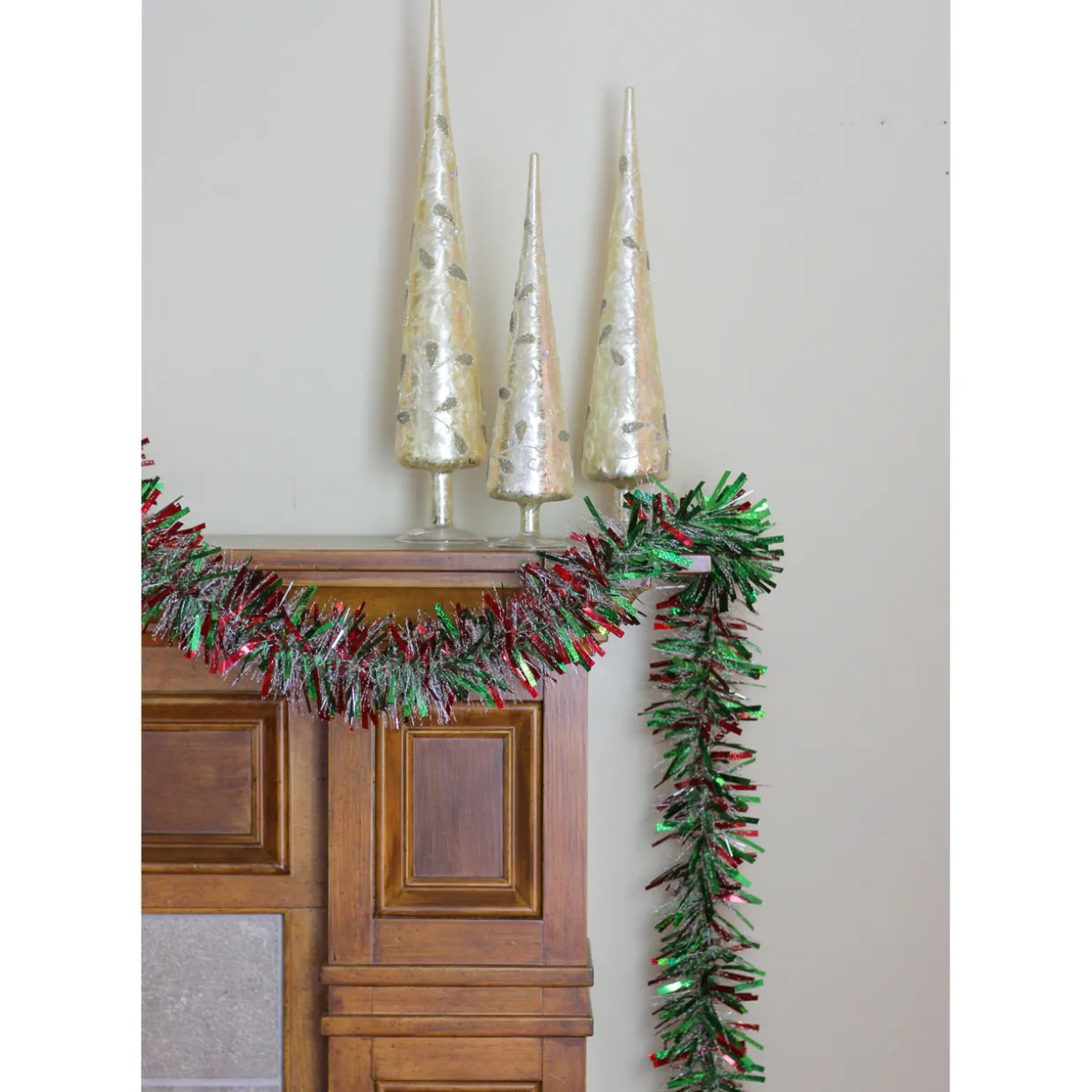 12' x 4" Snowblush Wide Cut Artificial Christmas Garland - Unlit