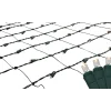 4' x 6' Warm White LED Wide Angle Net Style Christmas Lights, Green Wire