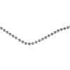 66' x 4mm Metallic Silver Beaded Artificial Christmas Garland - Unlit