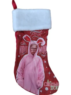 A Christmas Story Silky Red Ralphie Bunny Suit Holiday Christmas Stocking