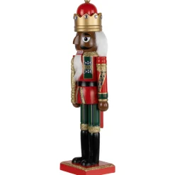 African American Nutcracker King Christmas Figure - 14.25