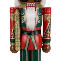 African American Nutcracker King Christmas Figure - 14.25