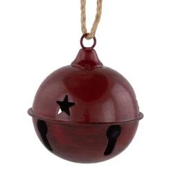Antiqued Jingle Bell Christmas Ornaments - 3
