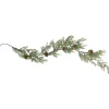 Artificial Christmas Garland with Frosted Foliage and Pinecones - 5' x 8" - Unlit