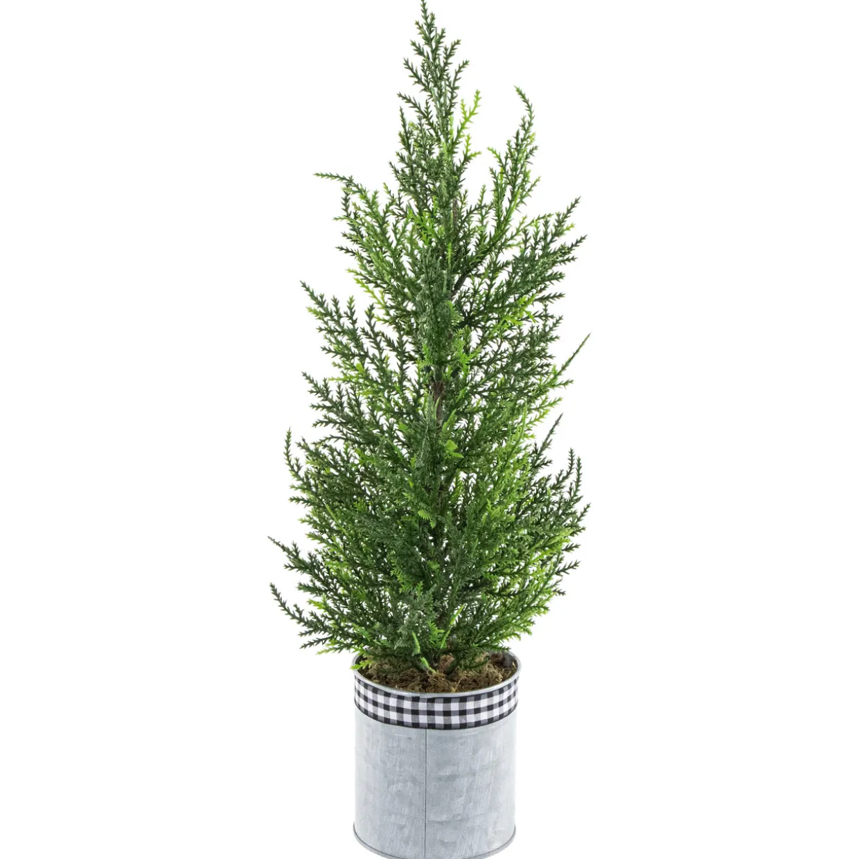 Artificial Cypress Christmas Tree - 18.5" - Unlit