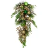 Ball Ornaments and Berries Glittered Artificial Christmas Swag - 25"