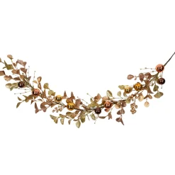 Ball Ornaments Glittered Christmas Garland - 5' x 10