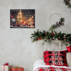 Battery Operated Lighted Wall Art - Gnome for the Holidays