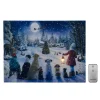 Battery Operated Lighted Wall Art - Holiday Gathering