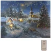 Battery-Operated Lighted Wall Art - Winter Village