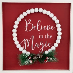 Believe in the Magic Framed Christmas Wall Sign - 9.75"