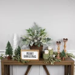 Berries and Pinecones Frosted Artificial Christmas Decoration - 28