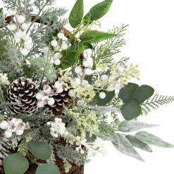 Berries and Pinecones Frosted Artificial Christmas Decoration - 28