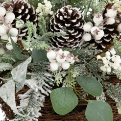 Berries and Pinecones Frosted Artificial Christmas Decoration - 28