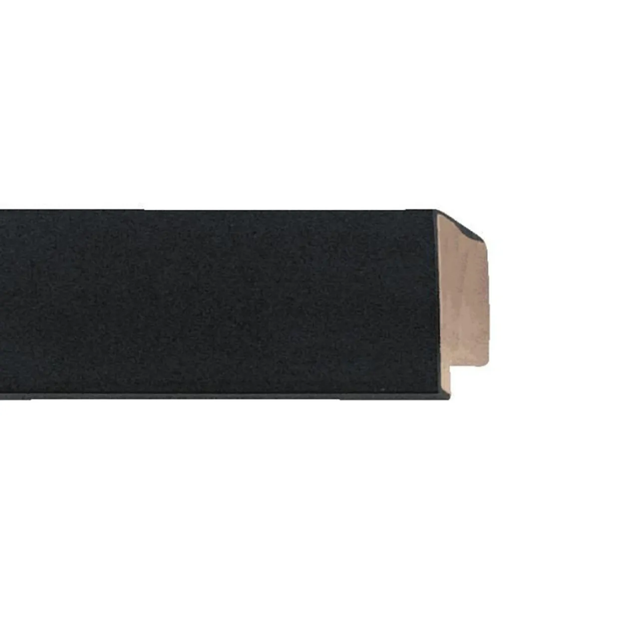 Black and White Christmas Tree Farm 15.5" x 15.5" Framed Christmas Wall Decor Sign Poster in a Black Wooden Frame with UV Acrylic and Hangers