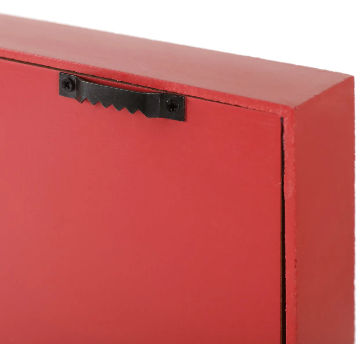 BRUBAKER Christmas Countdown Calendar - Wooden Board with Calendar Sheets - White with 6 LED Lights - 11 x 1.57 x 14 inches