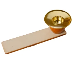 BRUBAKER Christmas Pyramid - 24 Inches - 4 Tier Carousel with 6 Candle Holders and Hand Painted Figurines - Designed in Germany