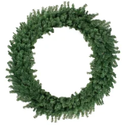 Canadian Pine Commercial Size Artificial Christmas Wreath - 5' - Unlit
