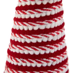 Candy Cane Swirled Christmas Cone Tree - 19.5