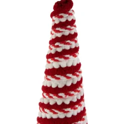 Candy Cane Swirled Christmas Cone Tree - 19.5