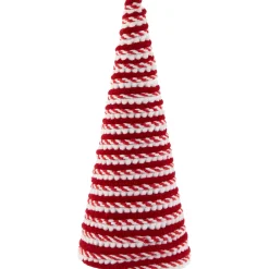 Candy Cane Swirled Christmas Cone Tree - 10.5
