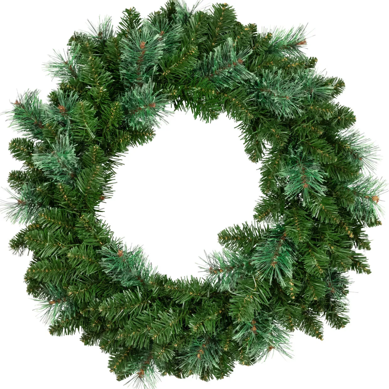 Cashmere Mixed Pine Artificial Christmas Wreath - 24" - Unlit