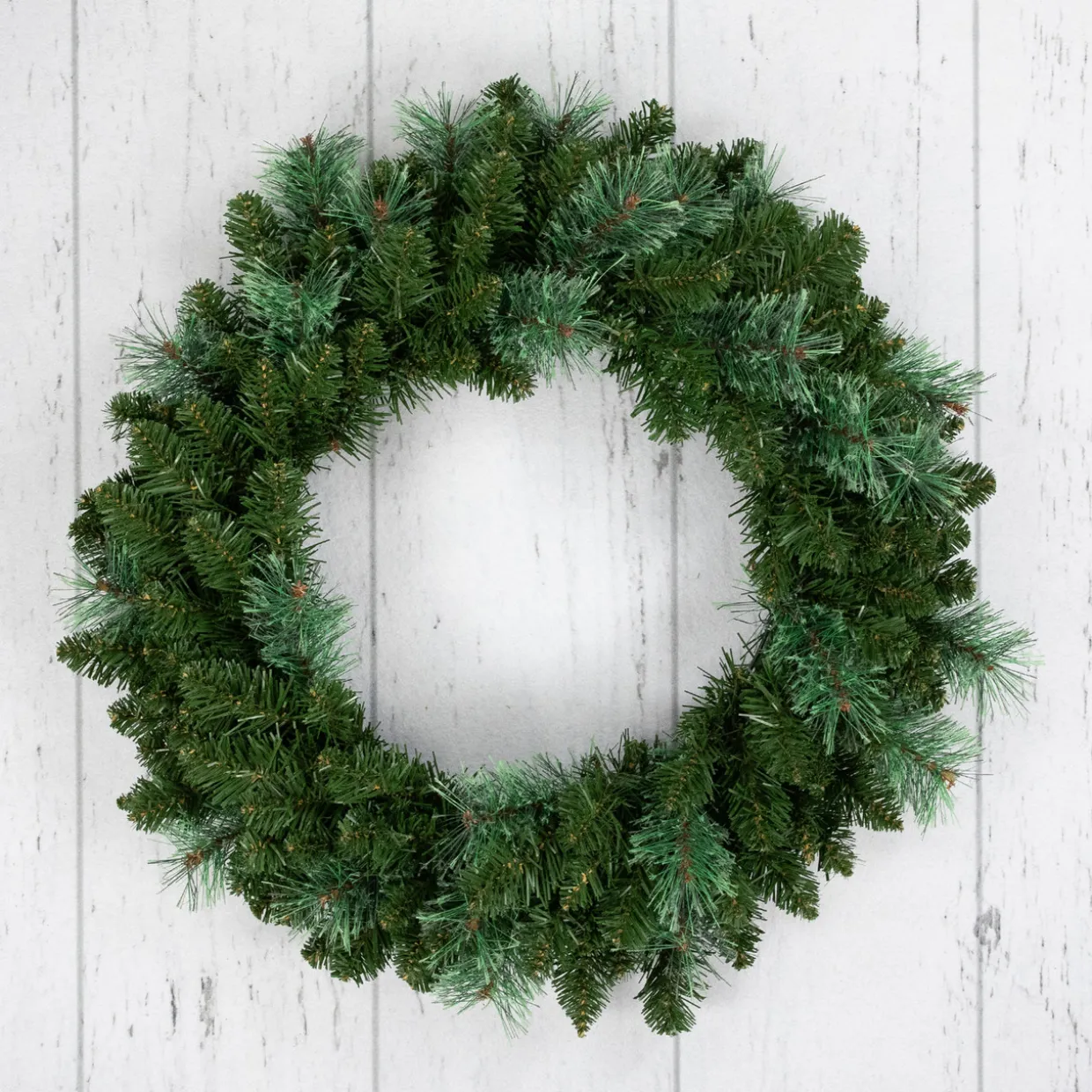 Cashmere Mixed Pine Artificial Christmas Wreath - 24" - Unlit