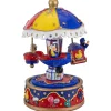 Children's Boat, Plane and Train Animated Musical Carousel - 7.5"