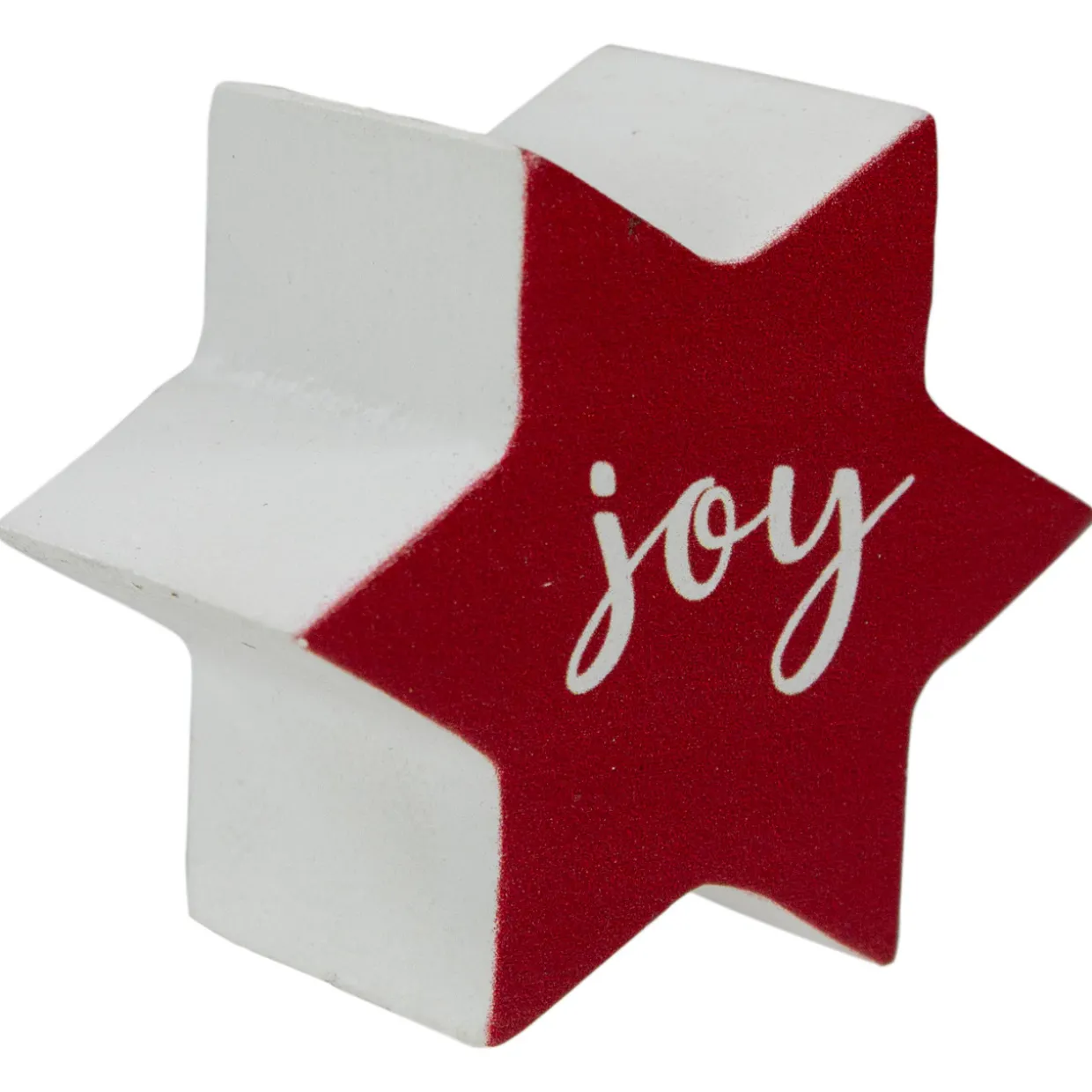 Christmas "Joy" Countdown Advent Calendar - 24" - Red and White