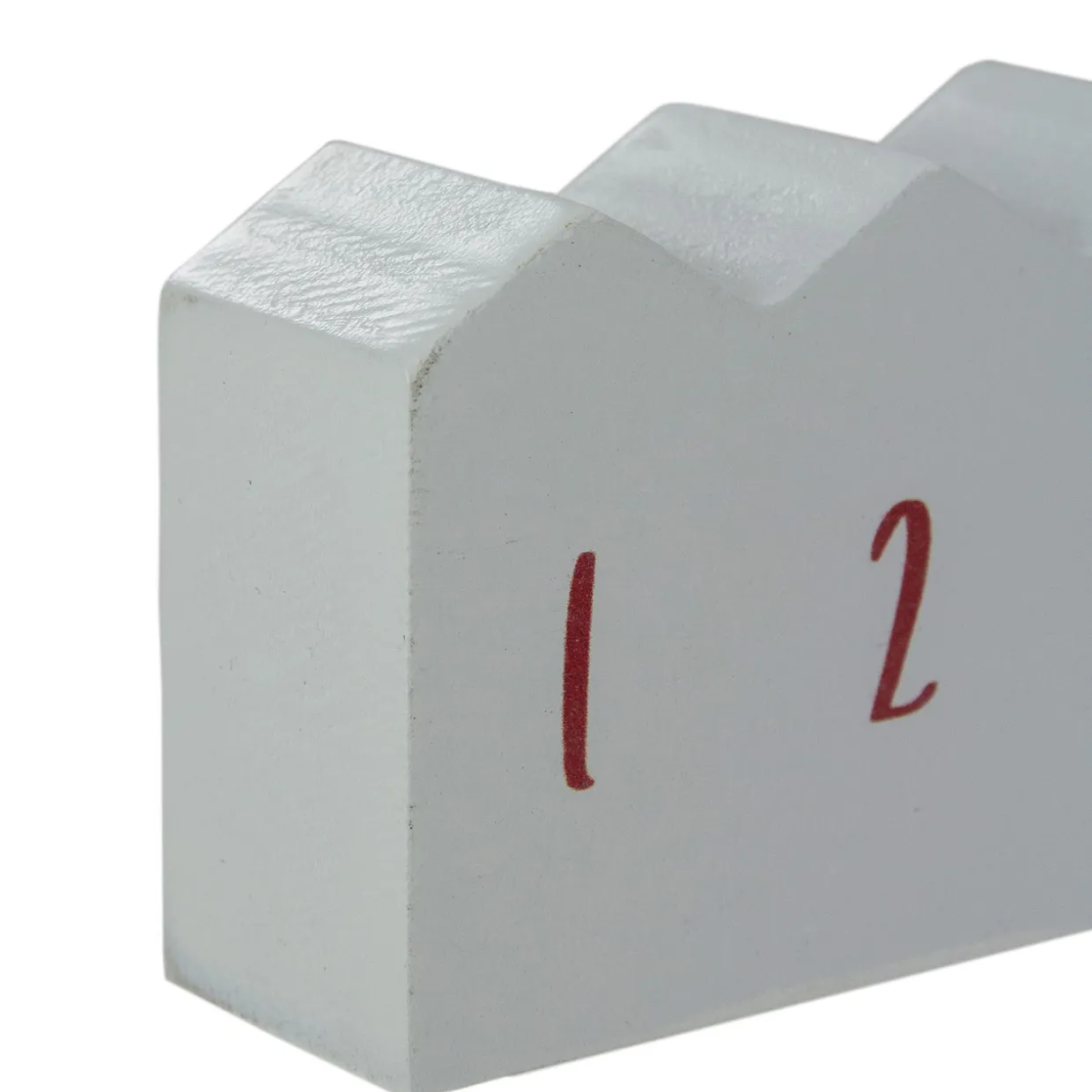 Christmas "Joy" Countdown Advent Calendar - 24" - Red and White