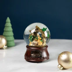Christmas Nativity Musical Snow Globe - 5.5"