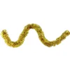 Christmas Tinsel Foil Christmas Garland - 50' x 2.5" - Gold - Unlit