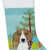 Christmas Tree and Beagle Christmas Stocking BB1611CS