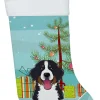 Christmas Tree and Bernese Mountain Dog Christmas Stocking BB1609CS