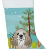 Christmas Tree and Cocker Spaniel Christmas Stocking BB1588CS