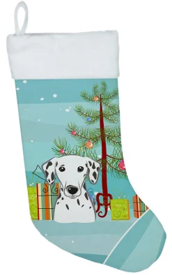 Christmas Tree and Dalmatian Christmas Stocking BB1582CS