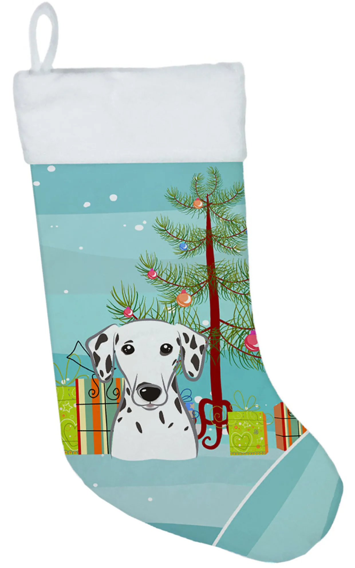 Christmas Tree and Dalmatian Christmas Stocking BB1582CS