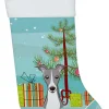 Christmas Tree and Italian Greyhound Christmas Stocking BB1608CS