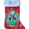 Christmas Vacation Red & White Merry Clarkmas Griswold Holiday Stocking