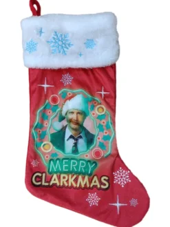 Christmas Vacation Red & White Merry Clarkmas Griswold Holiday Stocking