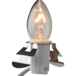 Christmas Village Replacement C7 Single Light Cord, 6' White Wire