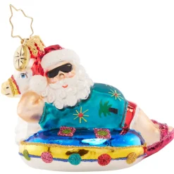 Christopher Radko Ho-Ho-Holiday In The Sun Gem Glass Christmas Ornament 1021431